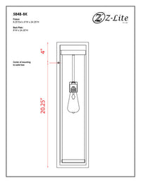 Outdoor Landscape Lighting LED 12V Low Voltage Dunbroch 584B Outdoor Wall Sconce 6.25