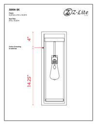 Outdoor Landscape Lighting LED 12V Low Voltage Dunbroch 584M Outdoor Wall Sconce 6.25