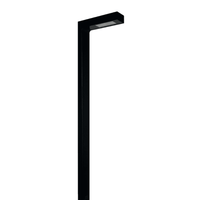 Outdoor Landscape Lighting LED 12V Low Voltage CDPA74 4x/8x/12x Package 7W 3000K Heavy Duty Black L-Shape Cast Aluminum 12V Low Voltage LED Outdoor Landscape Path Light