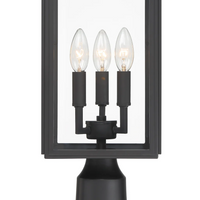 Outdoor Landscape Lighting LED 12V Low Voltage Bryon 3 Light Outdoor Post Light 7.5