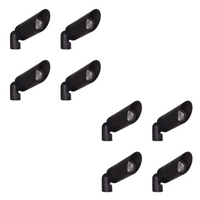 Outdoor Landscape Lighting LED 12V Low Voltage KL109 4x/8x/12x Package G4 3W 2700K Warm White Integrated LED 12V AC/DC Aluminum Low Voltage Landscape Lighting Spotlight Black 8 Pack
