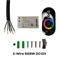 Outdoor Landscape Lighting LED 12V Low Voltage PL54 Pool and Spa RGB/RGBW Color Changing 12V Stainless Steel Low Voltage Light IP68 RGBW (5 Wire) With RGBW Remote and Controller (+$47)