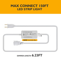 Outdoor Landscape Lighting LED 12V Low Voltage Line Voltage 110V Lights Dimmer Controller for LED Rope Light Wireless Dimmer RF Remote and Controller with Memory Function
