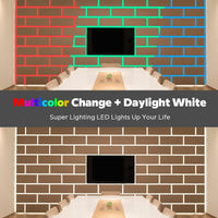 Outdoor Landscape Lighting LED 12V Low Voltage SL12 Bendable Strip Light RGB+6000K Daylight 4-in-1 5050 3.66W/ft 12mm DC12V Low Voltage LED Indoor IP20 UL SMD Tape Light