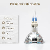 Outdoor Landscape Lighting LED 12V Low Voltage Ceramic Socket Adapter for G4, G6.35, MR11, MR16 Bulbs Package – 12V-250V Heat-Resistant Light Bulb Holder for Halogen and LED – Replacement Connector