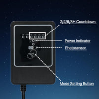 Outdoor Landscape Lighting LED 12V Low Voltage TSDCT12100 DC12V 100W Low Voltage Transformer with Photocell & Timer