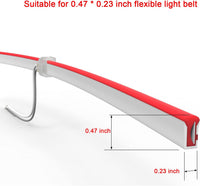 Outdoor Landscape Lighting LED 12V Low Voltage SLN 8 Pack Solderless Strip to Wire Connectors for Single Color LED 12V DC Strip Light Neon