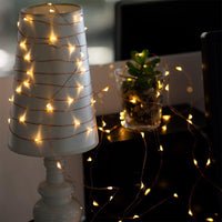 Outdoor Landscape Lighting LED 12V Low Voltage Fairy Lights LED 4.5V Low Voltage Dimmable Copper Wire Starry String Lights 2700K or 5000K IP65 Waterproof with Remote Control and Adapter