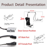 Outdoor Landscape Lighting LED 12V Low Voltage ID06 Double-Door Operated Surface Mount Infrared Sensor Switch LED Automatic Controlling with JST Male and Female Connector