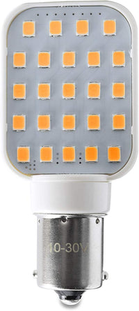 Outdoor Landscape Lighting LED 12V Low Voltage BA15S 3W Rotating LED Capsule DC10-30V Warm White Energy Efficient 1141/1156 Base Light Bulb Package