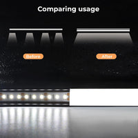 Outdoor Landscape Lighting LED 12V Low Voltage AC10 U-Shaped Aluminum Channel with Plastic or Silicone Diffuser Cover 3.3FT/1M For Max 13mm Width LED Strip Lights Pack of 6/10/20