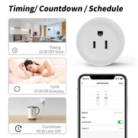 Outdoor Landscape Lighting LED 12V Low Voltage TM03 Plug-In Indoor Digital Smart Mini Plug Remote Timer Compatible with Tuya Smart App, Alexa and Google Assistant via 2.4GHz Wi-Fi via for Garden Lights Transformers