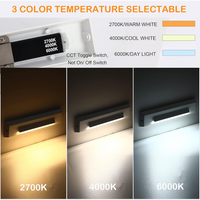 Outdoor Landscape Lighting LED 12V Low Voltage STLA07 6 Pack 12V Low Voltage 3CCT 2700K/4000K/6000K LED Aluminum Step Lights Outdoor, 2.5W Accent Lighting Fixtures