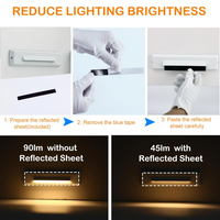 Outdoor Landscape Lighting LED 12V Low Voltage STLA07 6 Pack 12V Low Voltage 3CCT 2700K/4000K/6000K LED Aluminum Step Lights Outdoor, 2.5W Accent Lighting Fixtures
