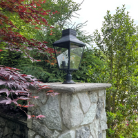 Outdoor Landscape Lighting LED 12V Low Voltage Dumont 3 Light Outdoor Post Light 12