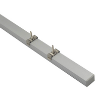 Outdoor Landscape Lighting LED 12V Low Voltage AC07 U-Shaped Square Aluminum Channel 3.3FT/1M and 6.6FT/2M For Max 16mm LED Strip Lights Pack of 10 and 20