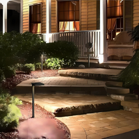 Outdoor Landscape Lighting LED 12V Low Voltage ALP03 8- and 12-Pack 5W Low Voltage 12V 3000K Integrated LED Cast Aluminum Anti-Glade Landscape Pathway Lights Package