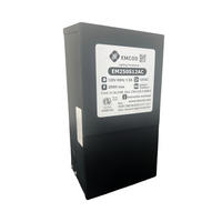 Outdoor Landscape Lighting LED 12V Low Voltage EM Series 12V/24V AC Low Voltage Dimmable Transformers LED Driver Outdoor Rated (EMCOD)