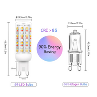 Outdoor Landscape Lighting LED 12V Low Voltage RGBCW G9 4W Smart WI-FI Control LED Light Bulb 2/3 Pack, Energy Saving RGBCW Color Changing 2700K-6500K High Voltage 120V Outdoor LED Bulb Compatible with Alexa and Google Assistant