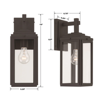Outdoor Landscape Lighting LED 12V Low Voltage Byron 1 Light Outdoor Sconce 5.25