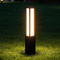 Outdoor Landscape Lighting LED 12V Low Voltage CPLA12 DC12V Low Voltage Integrated LED 3000K Outdoor Aluminum Bollard Path Light Bolted Mount Base IP65 Waterproof