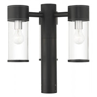 Outdoor Landscape Lighting LED 12V Low Voltage Atlantic Medium Base 3 Light Bulb Socket Outdoor Extra Large Post Top Lantern 18