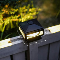 Outdoor Landscape Lighting LED 12V Low Voltage CPLA03 Modern 3000K 3W 12V AC Low Voltage Aluminum LED Post Cap Light for 4x4 or 6x6