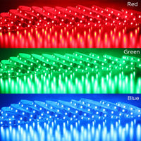 Outdoor Landscape Lighting LED 12V Low Voltage SL12 Bendable Strip Light RGB+6000K Daylight 4-in-1 5050 3.66W/ft 12mm DC12V Low Voltage LED Indoor IP20 UL SMD Tape Light