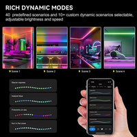 Outdoor Landscape Lighting LED 12V Low Voltage DR04W Tuya SPI Wi-Fi RGBW LED Controller Compatible with Alexa and Google Assistant, Support WS2913 WS2814 WS2815 LED Strip STA Mode
