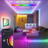 Outdoor Landscape Lighting LED 12V Low Voltage SLNR01 Dotless COB 2.2W/ft 6mmx12mm Smart Bluetooth RGB Neon LED Strip Light DC12V 36W IP65 Outdoor Rated Dimmable Low Voltage Silicone Rope Light with Mounting Clips and Screws