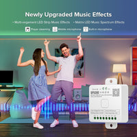 Outdoor Landscape Lighting LED 12V Low Voltage SP530E Smart Wi-Fi and Bluetooth RGB Addressable LED Controller Compatible with Alexa and Google Assistant, Support WS2811, WS2812B, WS2815, SK6812 and More