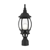 Outdoor Landscape Lighting LED 12V Low Voltage Frontenac Medium Base 1 Light Bulb Socket Small Outdoor Post Top Lantern 19.5