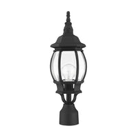 Outdoor Landscape Lighting LED 12V Low Voltage Frontenac Medium Base 1 Light Bulb Socket Small Outdoor Post Top Lantern 19.5