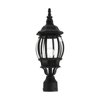 Outdoor Landscape Lighting LED 12V Low Voltage Frontenac Medium Base 1 Light Bulb Socket Small Outdoor Post Top Lantern 19.5