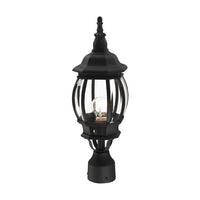 Outdoor Landscape Lighting LED 12V Low Voltage Frontenac Medium Base 1 Light Bulb Socket Small Outdoor Post Top Lantern 19.5