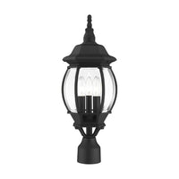 Outdoor Landscape Lighting LED 12V Low Voltage Frontenac Candelabra Base 3 Light Bulb Socket Medium Outdoor Post Top Lantern 21