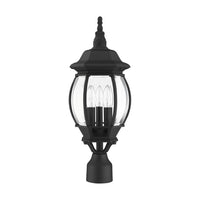 Outdoor Landscape Lighting LED 12V Low Voltage Frontenac Candelabra Base 3 Light Bulb Socket Medium Outdoor Post Top Lantern 21