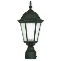 Outdoor Landscape Lighting LED 12V Low Voltage Hamilton Medium Base 1 Light Bulb Socket Small Outdoor Post Top Lantern 18