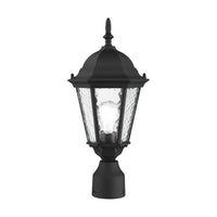 Outdoor Landscape Lighting LED 12V Low Voltage Hamilton Medium Base 1 Light Bulb Socket Small Outdoor Post Top Lantern 18