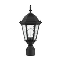 Outdoor Landscape Lighting LED 12V Low Voltage Hamilton Medium Base 1 Light Bulb Socket Small Outdoor Post Top Lantern 18