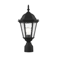 Outdoor Landscape Lighting LED 12V Low Voltage Hamilton Medium Base 1 Light Bulb Socket Small Outdoor Post Top Lantern 18