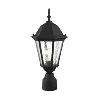 Outdoor Landscape Lighting LED 12V Low Voltage Hamilton Medium Base 1 Light Bulb Socket Small Outdoor Post Top Lantern 18