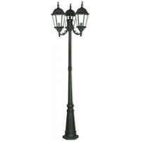 Outdoor Landscape Lighting LED 12V Low Voltage Hamilton Medium Base 3 Light Bulb Socket Outdoor 3 Head Post 86