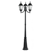 Outdoor Landscape Lighting LED 12V Low Voltage Hamilton Medium Base 3 Light Bulb Socket Outdoor 3 Head Post 86