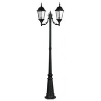 Outdoor Landscape Lighting LED 12V Low Voltage Hamilton Medium Base 2 Light Bulb Socket Outdoor 2 Head Post 24.5