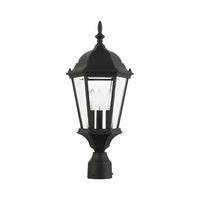 Outdoor Landscape Lighting LED 12V Low Voltage Hamilton Candelabra Base 3 Light Bulb Socket Medium Outdoor Post Top Lantern 21