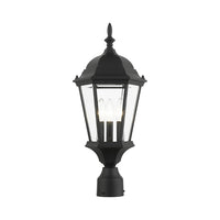 Outdoor Landscape Lighting LED 12V Low Voltage Hamilton Candelabra Base 3 Light Bulb Socket Medium Outdoor Post Top Lantern 21