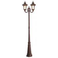 Outdoor Landscape Lighting LED 12V Low Voltage Oxford Medium Base 2 Light Bulb Socket Outdoor 2 Head Post 87