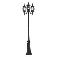 Outdoor Landscape Lighting LED 12V Low Voltage Frontenac Medium Base 3 Light Bulb Socket Outdoor 3 Head Post 84