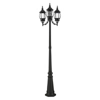 Outdoor Landscape Lighting LED 12V Low Voltage Frontenac Medium Base 3 Light Bulb Socket Outdoor 3 Head Post 84